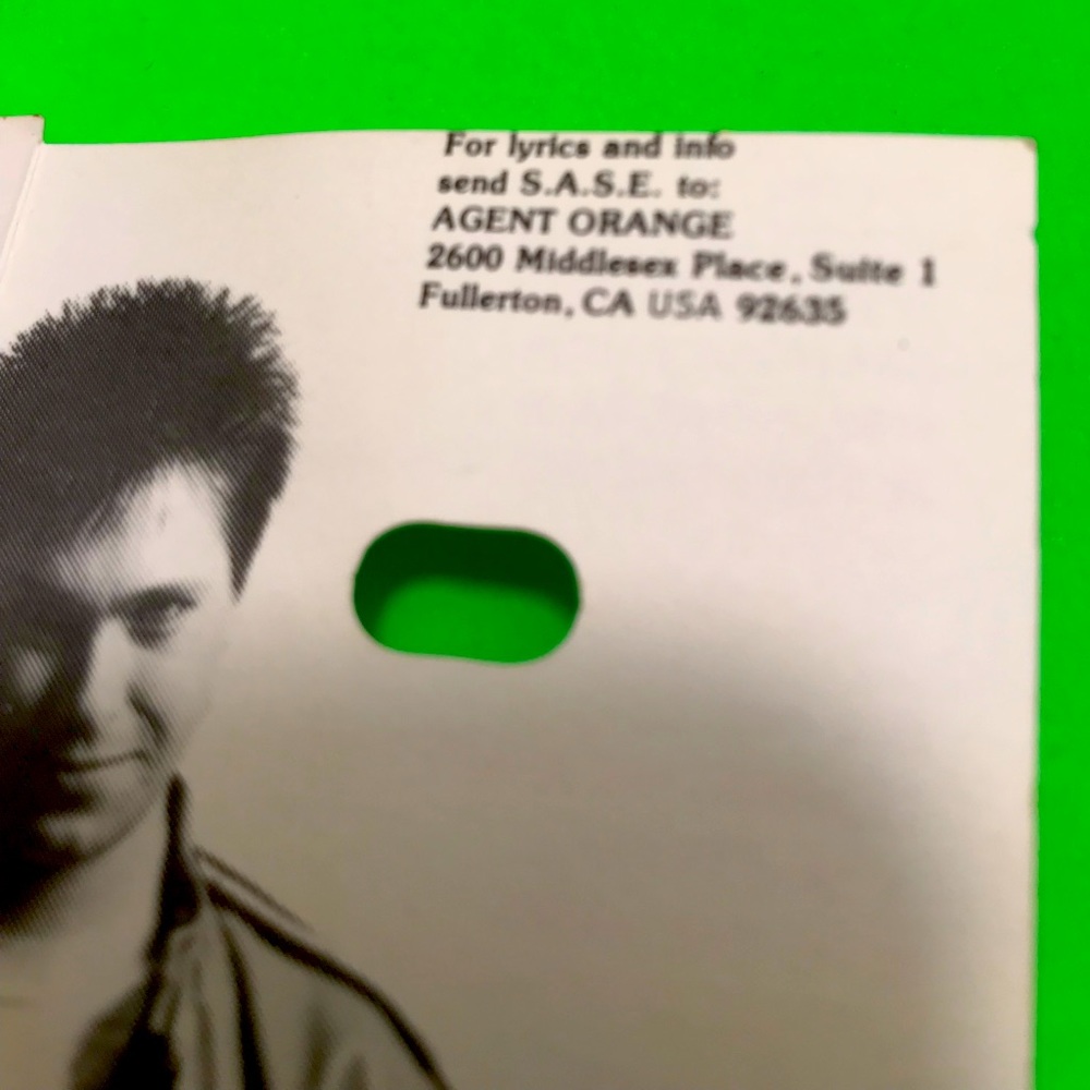 AGENT ORANGE THIS IS THE VOICE cassette - Picture 13 of 14